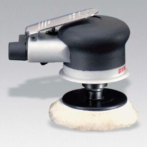 Dynabrade 57550 3" (76 mm) Dia. Palm-Style Rotary Buffer .25 hp, 2,400 RPM, Rear Exhaust, 1/4"-20 Spindle Thread