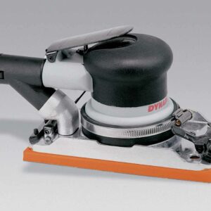 Dynabrade 57811 3-2/3" W x 7" L (93 mm x 178 mm) Dynabug® Orbital Sander, Self-Generated Vacuum .24 hp, 10,000 RPM, 3/32" (2.5 mm) Dia. Orbit