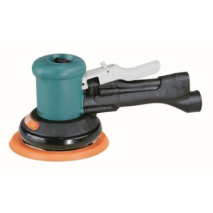 Dynabrade 58435 6" (152 mm) Dia. DynaLocke® Dual-Action Sander, Non-Vacuum .45 hp, 12,000 RPM, 3/16" (5 mm) Dia. Orbit/Rotary, Rear Exhaust
