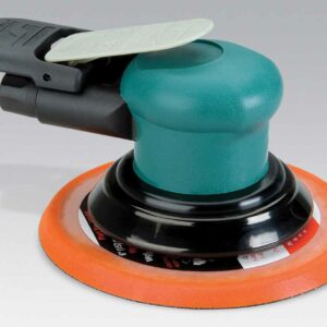 Dynabrade 59025 6" (152 mm) Dia. Non-Vacuum Dynorbital-Spirit® Random Orbital Sander .25 hp, 12,000 RPM, 3/16" (5 mm) Dia. Orbit, Rear Exhaust