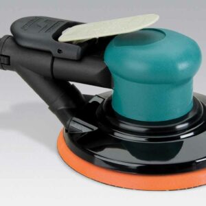 Dynabrade 59028 6" (152 mm) Dia. Self-Generated Vacuum Dynorbital-Spirit® Random Orbital Sander .25 hp, 12,000 RPM, 3/16" (5 mm) Dia. Orbit, Rear Exhaust