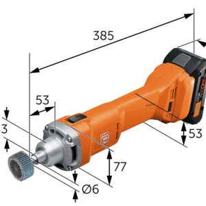 Fein Cordless AGSZ 18-280 BL AS - (71230461000) - Image 5