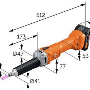 Fein Cordless AGSZ 18-90 LBL AS - (71230661000) - Image 5