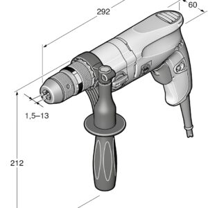 Fein Corded BOP 13-2 Rotary Hand Drill 230v - (72055560240) - Image 4