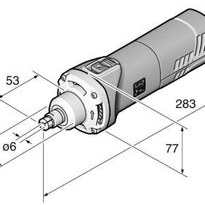 Fein Corded GSZ8-280PE Hand Grinder 110v - (72231760241) - Image 5