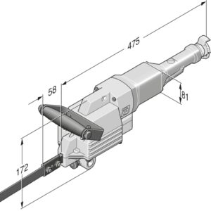 Fein  STS 325R Pneumatic Pipe Saw - (75340800000) - Image 4