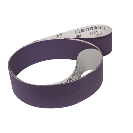 3M 726A CUB II J WGT Abrasive Belts - 50mm x 1065mm  Pack of 12 - (Various Grits Available)