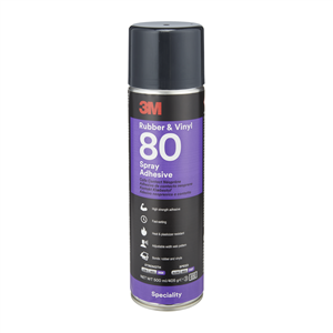 3M™ Rubber And Vinyl 80 Spray Adhesive, Yellow, 500 ml