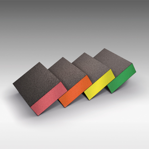 SIA 7990 4 Sided Sanding Block - 100 x 68 x 25mm - (Pack of 10)