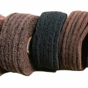 Non-Woven Satin Lap Mops - 150mm x 6 Lap - Various Grits Available